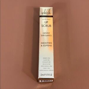 Whish vanilla bean lip scrub new